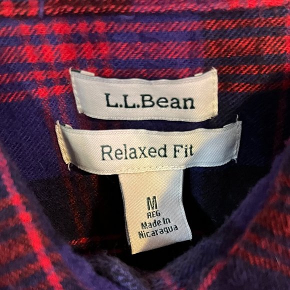 LLBean Women's Medium Flannel, Perfect Condition - Picture 4 of 4